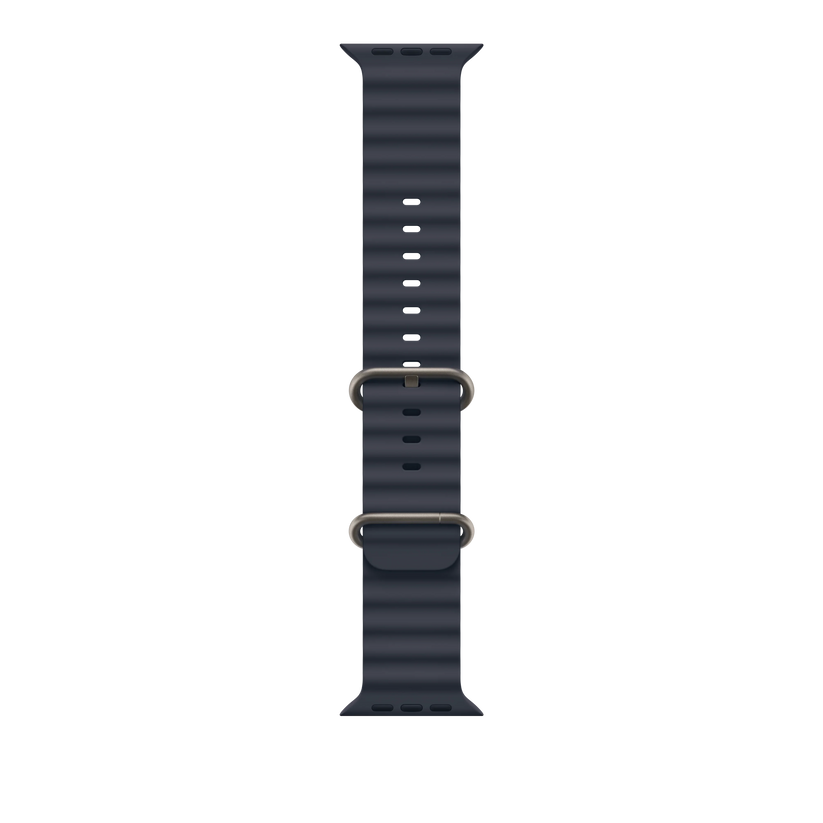 49mm Navy Ocean Band - Natural Titanium Finish - iSTYLE RS