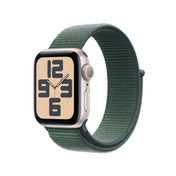 Apple Watch SE GPS 40mm Starlight Aluminium Case with Lake Green Sport Loop - iSTYLE RS