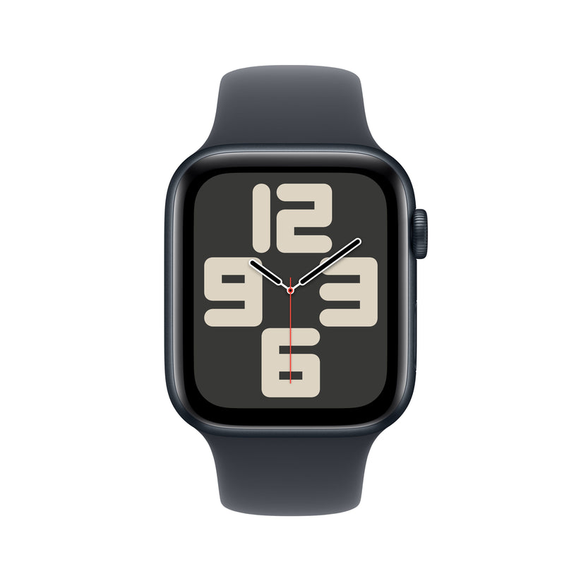 Apple Watch SE GPS 44mm Midnight Aluminium Case with Midnight Sport Band - M/L - iSTYLE RS