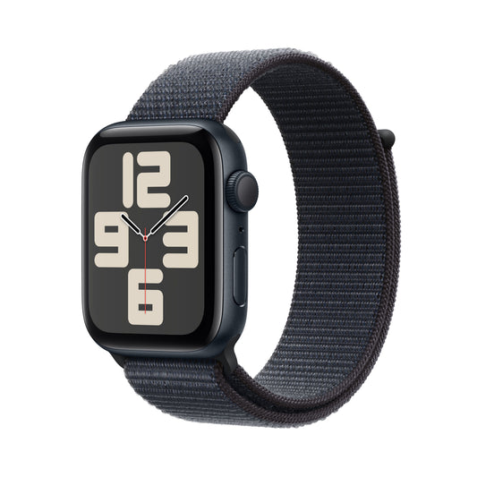 Apple Watch SE GPS 44mm Midnight Aluminium Case with Ink Sport Loop - iSTYLE RS