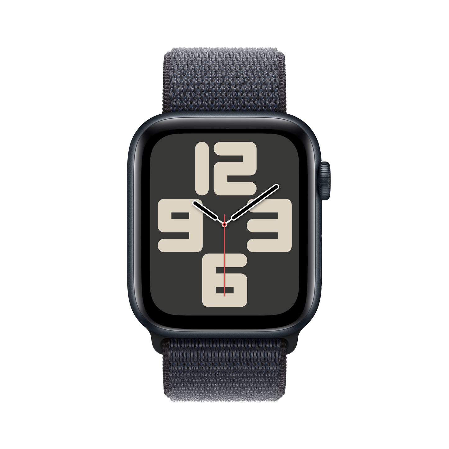 Apple Watch SE GPS 44mm Midnight Aluminium Case with Ink Sport Loop - iSTYLE RS
