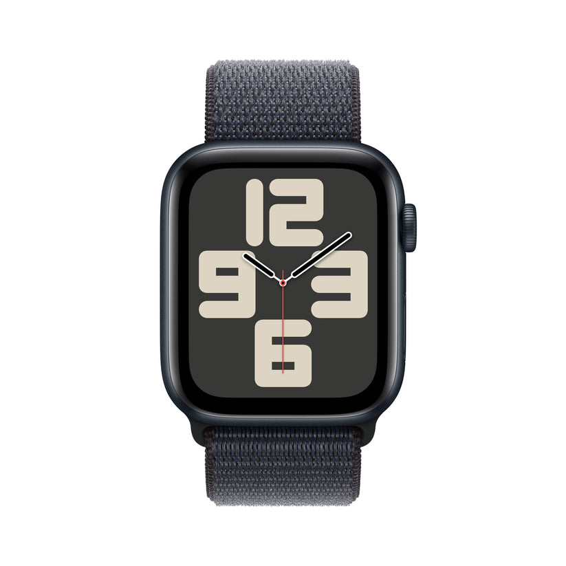 Apple Watch SE GPS 44mm Midnight Aluminium Case with Ink Sport Loop - iSTYLE RS
