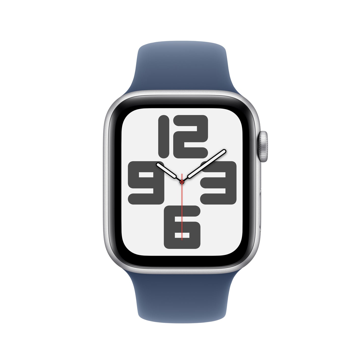 Apple Watch SE GPS 44mm Silver Aluminium Case with Denim Sport Band - M/L - iSTYLE RS