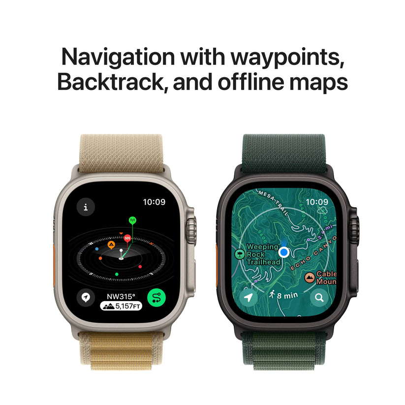 Apple Watch Ultra 2 GPS + Cellular 49mm Black Titanium Case with Black Titanium Milanese Loop - Large - iSTYLE RS
