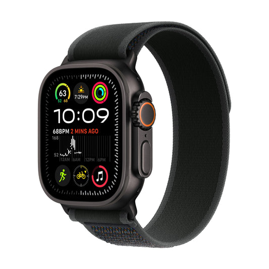 Apple Watch Ultra 2 GPS + Cellular 49mm Black Titanium Case with Black Trail Loop - M/L - iSTYLE RS