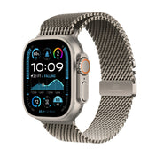 Apple Watch Ultra 2 GPS + Cellular 49mm Natural Titanium Case with Natural Titanium Milanese Loop - Large - iSTYLE RS