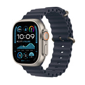 Apple Watch Ultra 2 GPS + Cellular 49mm Natural Titanium Case with Navy Ocean Band - iSTYLE RS