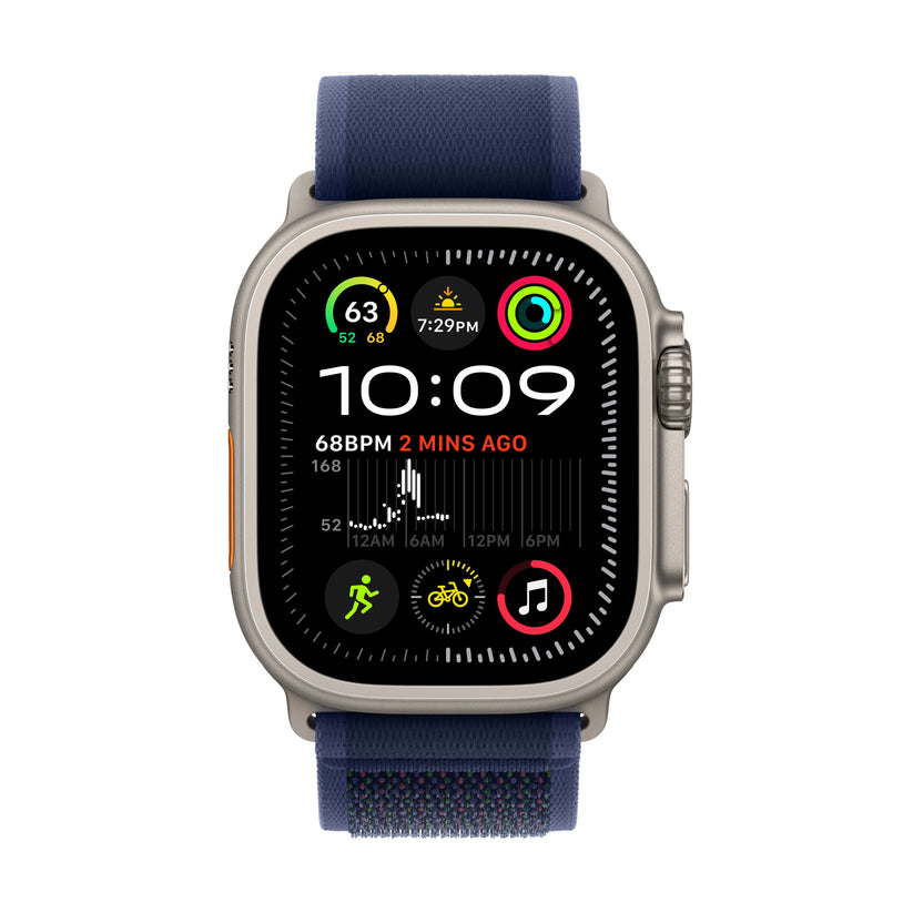Apple Watch Ultra 2 GPS + Cellular 49mm Natural Titanium Case with Blue Trail Loop - M/L - iSTYLE RS