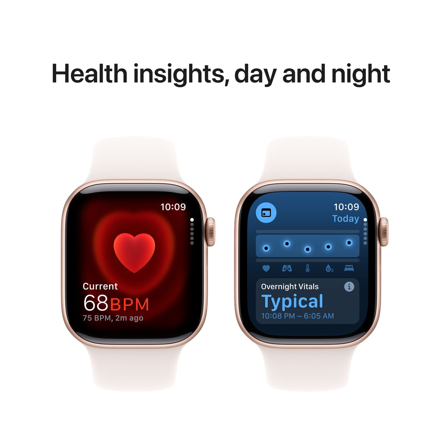 Apple Watch Series 10 GPS 42mm Rose Gold Aluminium Case with Light Blush Sport Band - S/M - iSTYLE RS