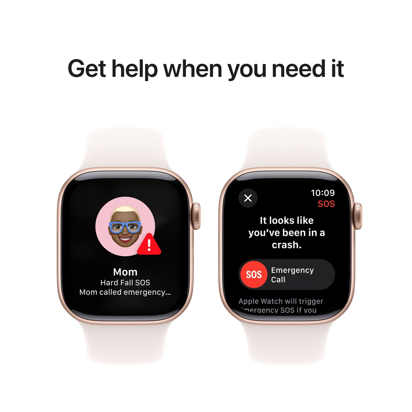 Apple Watch Series 10 GPS 42mm Rose Gold Aluminium Case with Light Blush Sport Band - S/M - iSTYLE RS