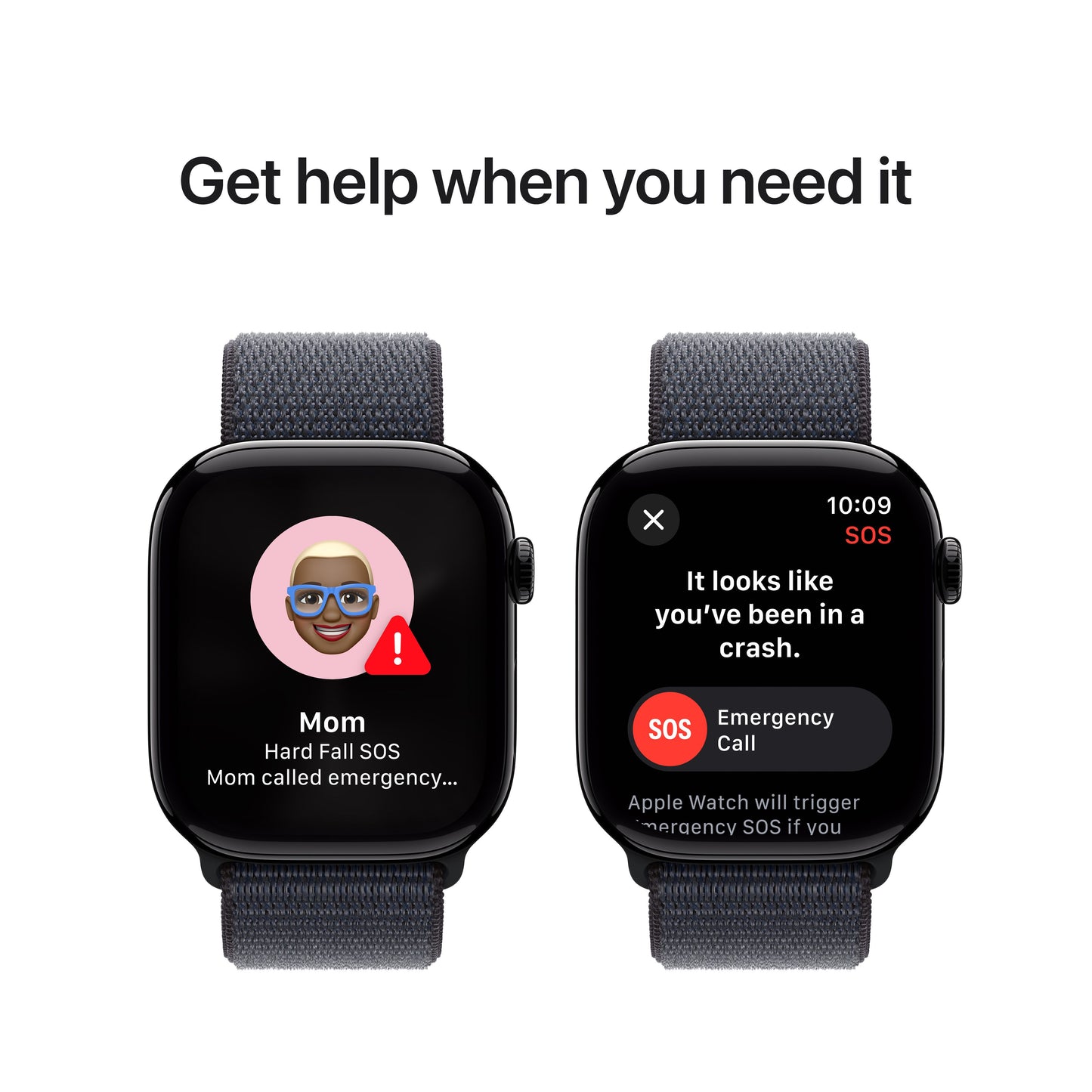 Apple Watch Series 10 GPS 46mm Jet Black Aluminium Case with Ink Sport Loop - iSTYLE RS