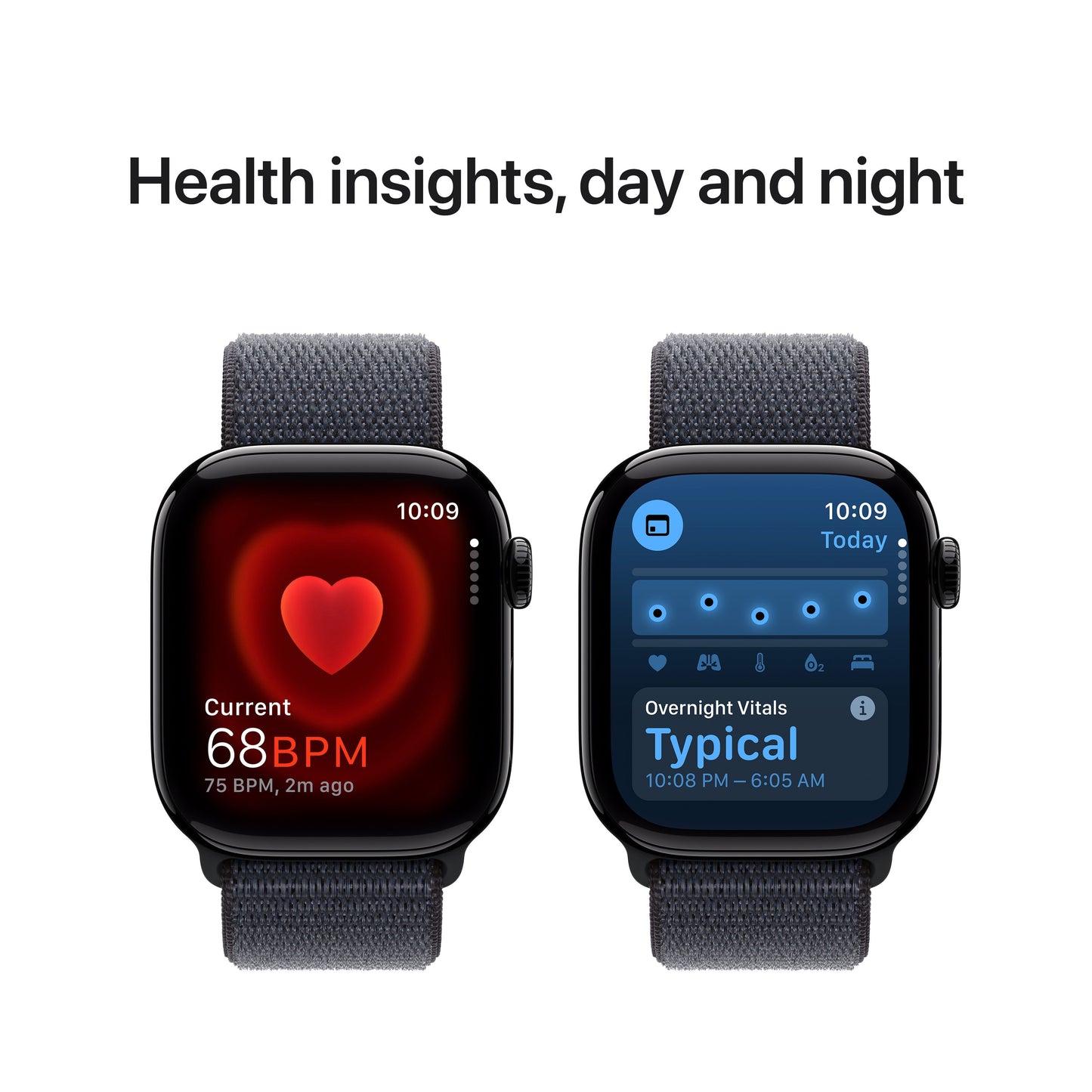 Apple Watch Series 10 GPS 42mm Jet Black Aluminium Case with Ink Sport Loop - iSTYLE RS