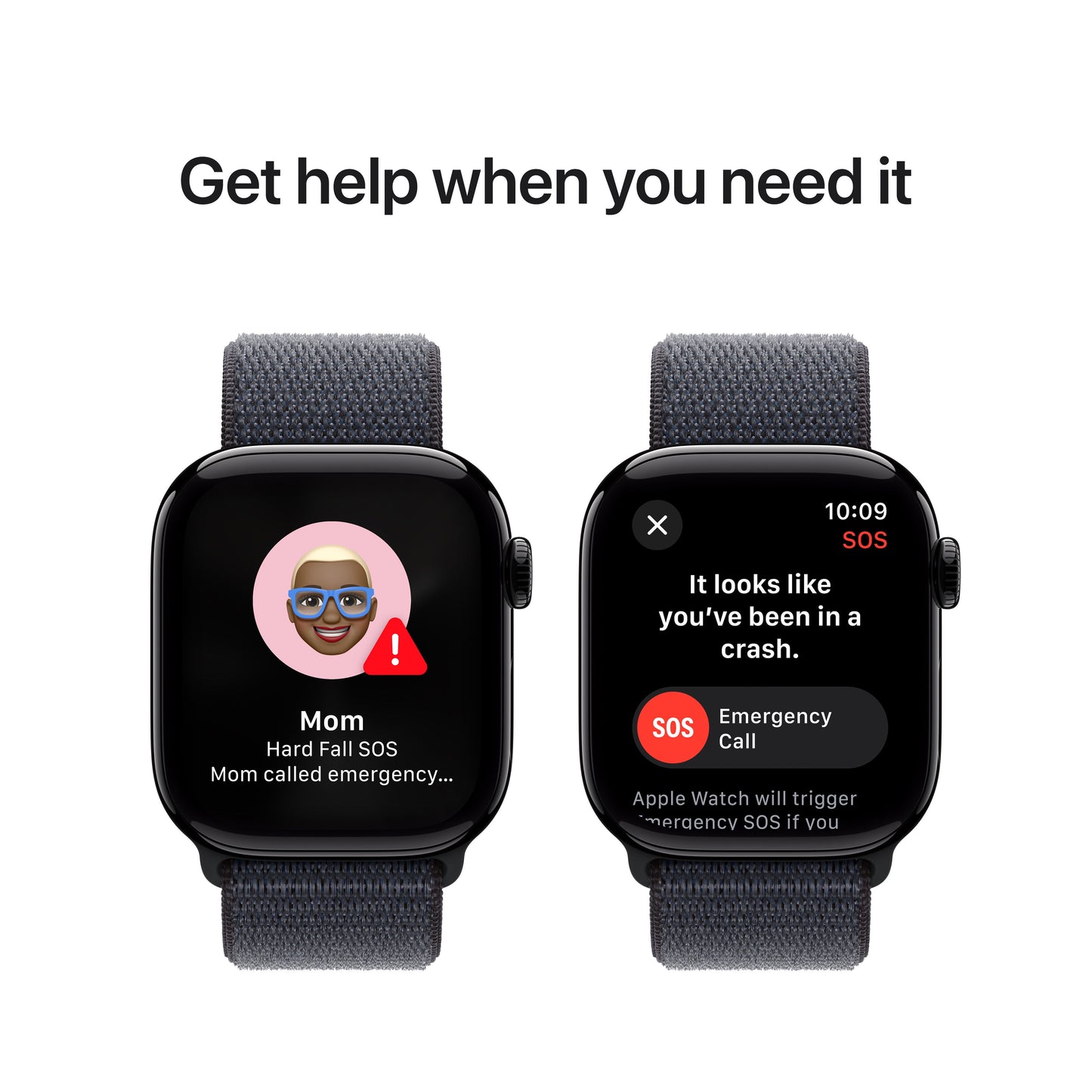 Apple Watch Series 10 GPS 42mm Jet Black Aluminium Case with Ink Sport Loop - iSTYLE RS