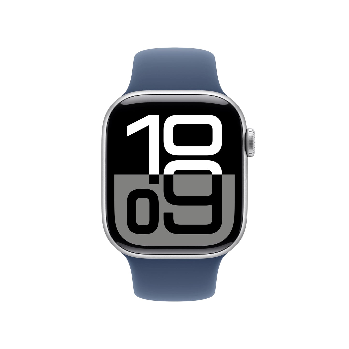 Apple Watch Series 10 GPS 42mm Silver Aluminium Case with Denim Sport Band - S/M - iSTYLE RS