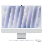 24-inčni iMac M4 sa 4,5K Retina displejom, 8-jezgarnim CPU-om, 8‑jezgarnim GPU-om, 16GB objedinjene memorije i 256GB SSD - Silver - iSTYLE RS