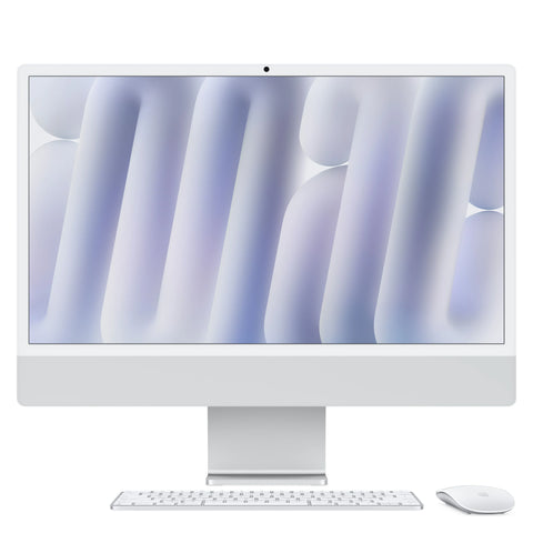 24-inčni iMac M4 sa 4,5K Retina displejom, 8-jezgarnim CPU-om, 8‑jezgarnim GPU-om, 16GB objedinjene memorije i 256GB SSD - Silver - iSTYLE RS