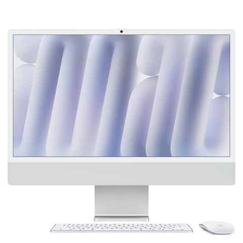 24-inčni iMac M4 sa 4,5K Retina displejom, 10-jezgarnim CPU-om, 10-jezgarnim GPU-om, 24GB objedinjene memorije i 512GB SSD - Silver - iSTYLE RS