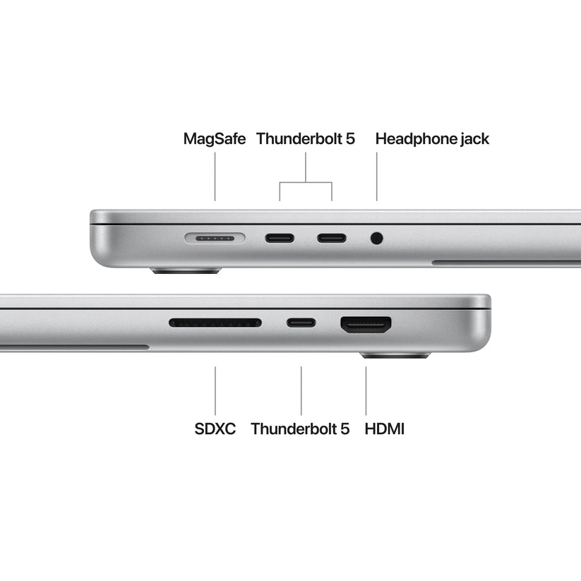 16-inčni MacBook Pro M4 Max sa 16-jezgarnim CPU-om i 40-jezgarnim GPU-om, 48GB objedinjene memorije i 1TB SSD-om - Silver - iSTYLE RS