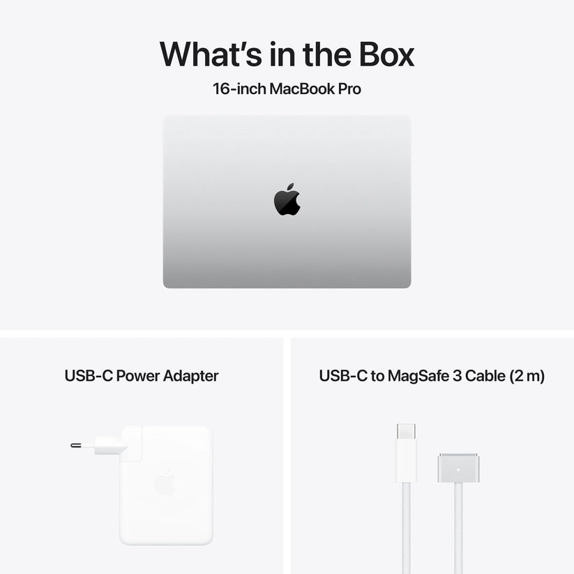 16-inčni MacBook Pro: Apple M4 Pro sa 14‑jezgarnim CPU-om i 20‑jezgarnim GPU-om, 2TB SSD, 24GB RAM, Nanoteksturisano staklo, International English (QWERTY) - Silver CTO