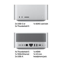 Mac Studio M3 Ultra sa 28-jezgarnim CPU-om, 60-jezgarnim GPU-om, 96GB objedinjene memorije i 1TB SSD-om - iSTYLE RS