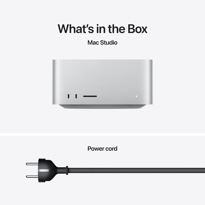 Mac Studio M3 Ultra sa 28-jezgarnim CPU-om, 60-jezgarnim GPU-om, 96GB objedinjene memorije i 1TB SSD-om - iSTYLE RS