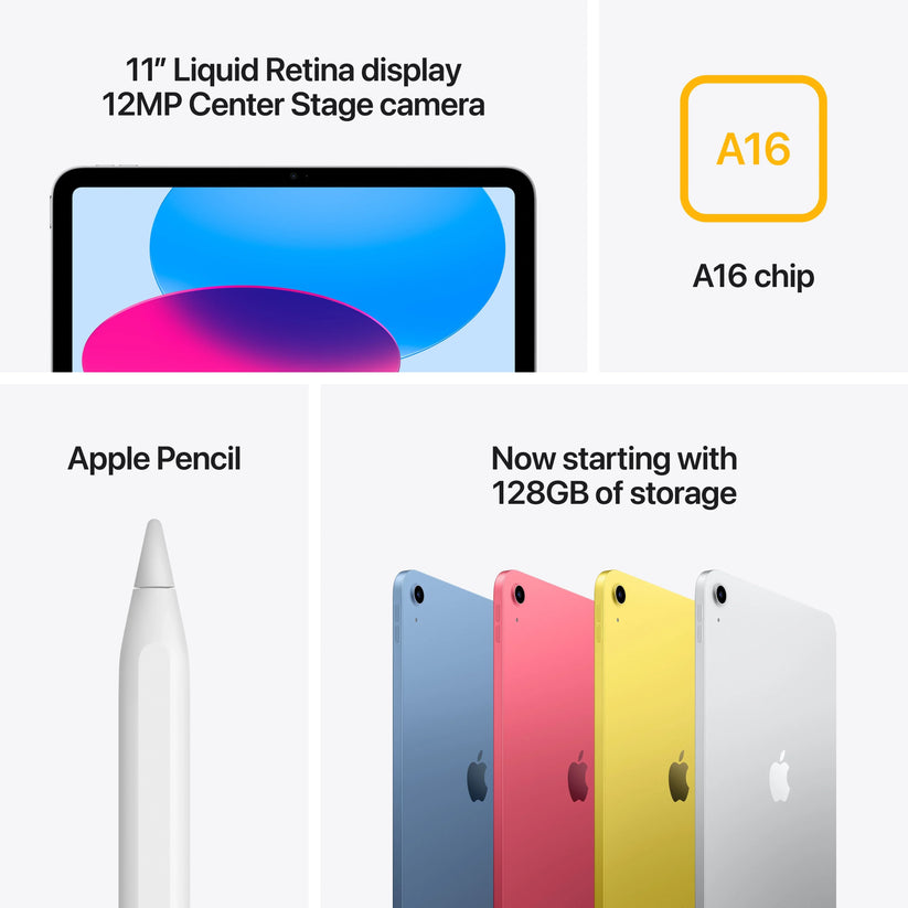 iPad Wi-Fi 128GB - Silver (A16) - iSTYLE RS