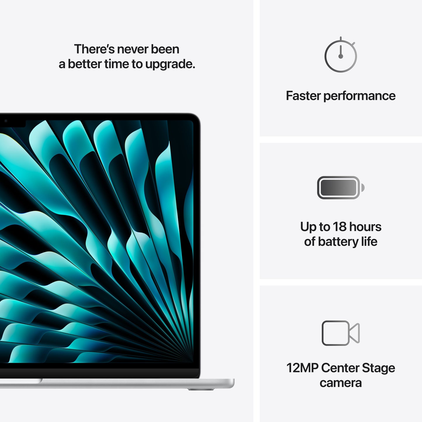 15-inčni MacBook Air M4 sa 10-jezgarnim CPU-om, 10-jezgarnim GPU-om, 16GB objedinjene memorije i 512GB SSD - Silver - iSTYLE RS