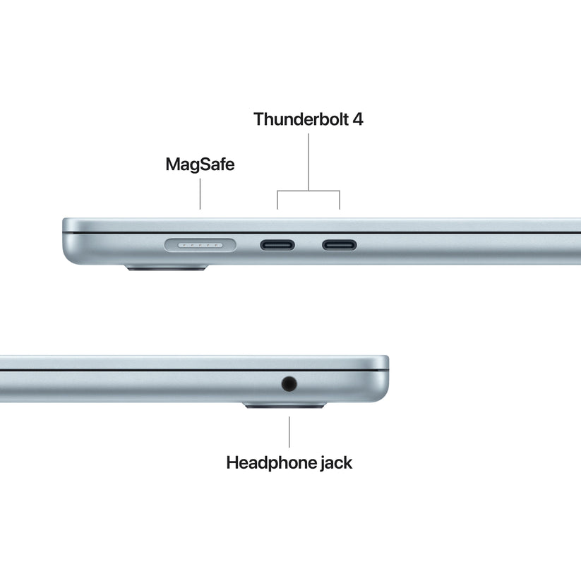 15-inčni MacBook Air M4 sa 10-jezgarnim CPU-om, 10-jezgarnim GPU-om, 16GB objedinjene memorije i 256GB SSD - Sky Blue - iSTYLE RS