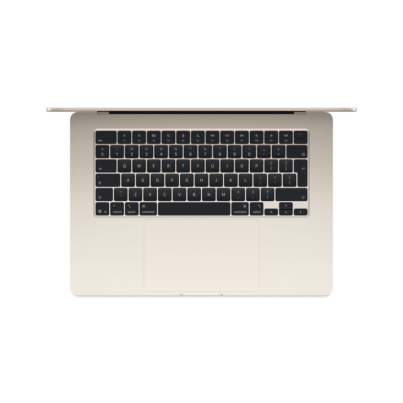 15-inčni MacBook Air M4 sa 10-jezgarnim CPU-om, 10-jezgarnim GPU-om, 16GB objedinjene memorije i 256GB SSD - Starlight - iSTYLE RS
