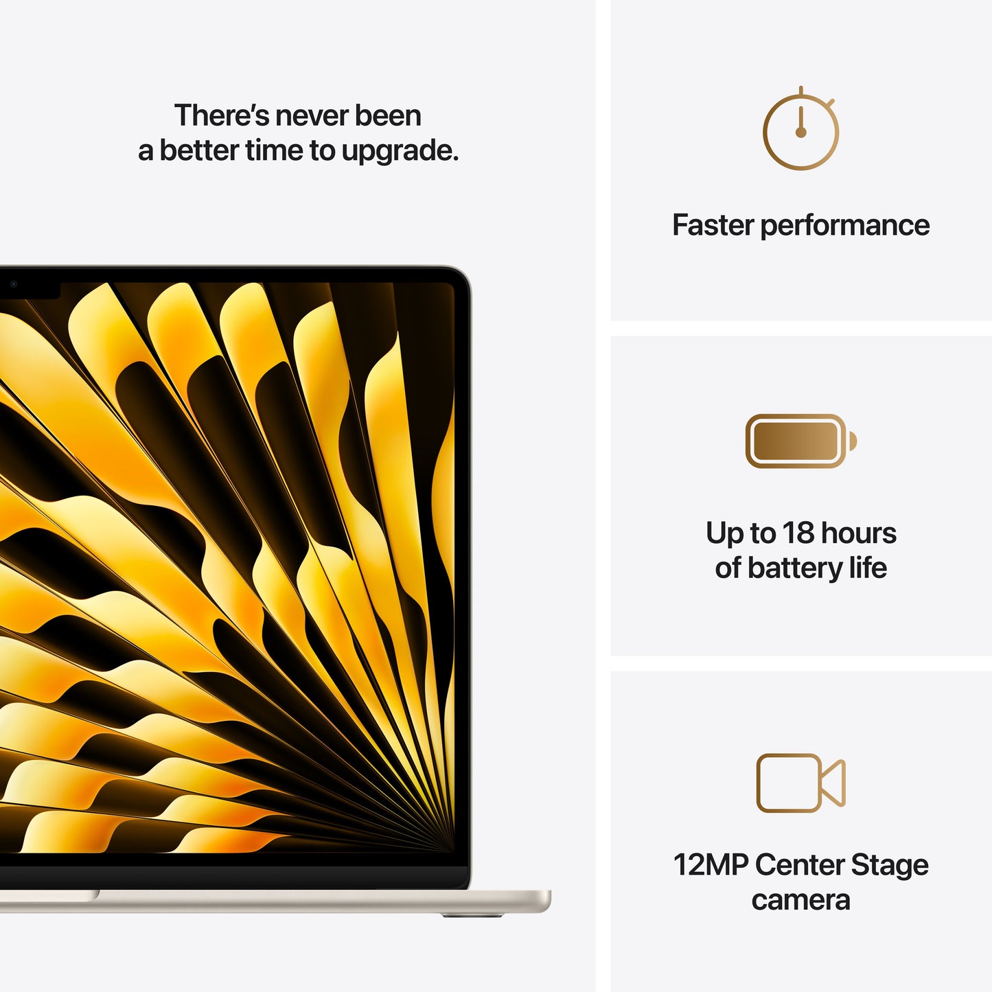 15-inčni MacBook Air M4 sa 10-jezgarnim CPU-om, 10-jezgarnim GPU-om, 16GB objedinjene memorije i 256GB SSD - Starlight - iSTYLE RS