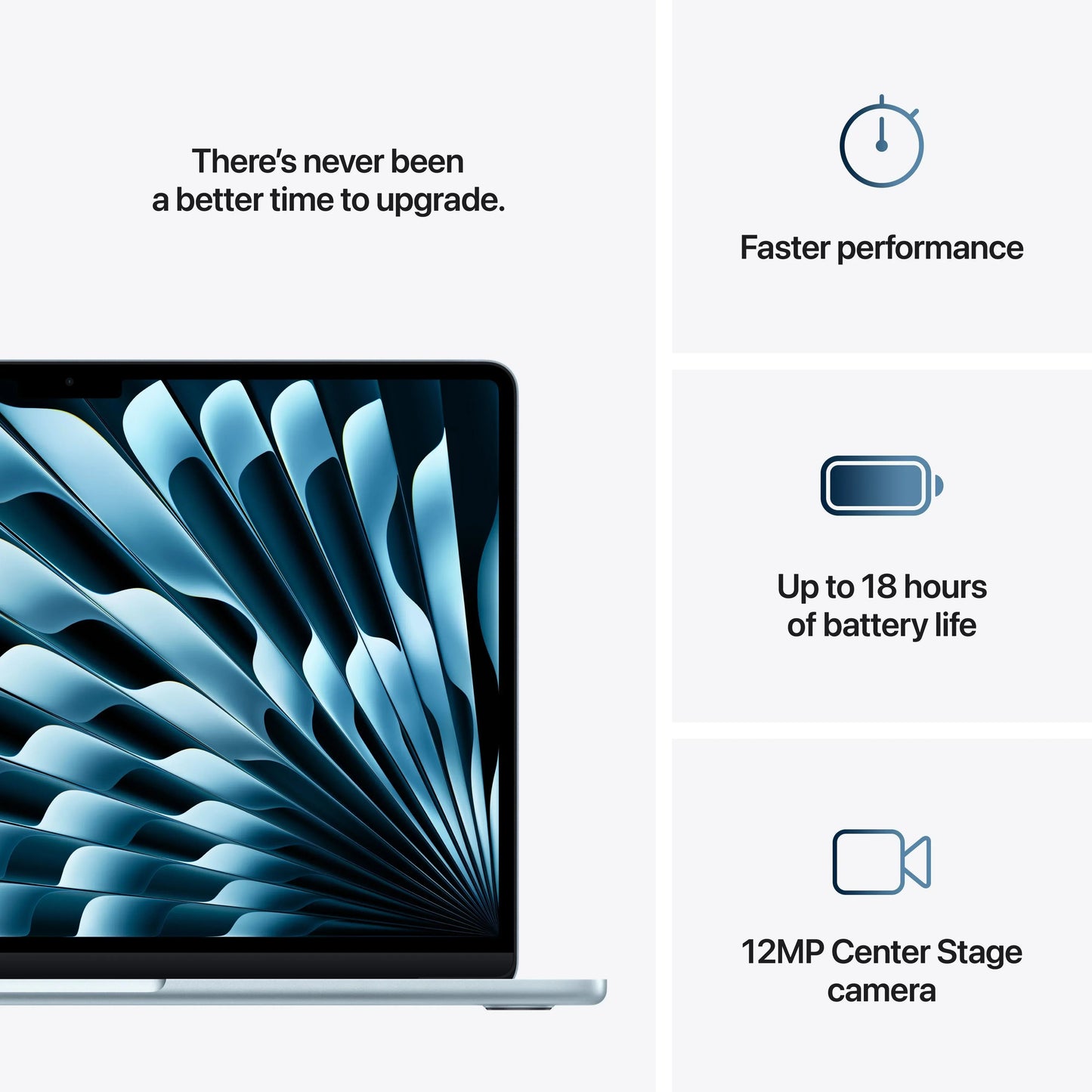 13-inčni MacBook Air M4 sa 10-jezgarnim CPU-om, 8-jezgarnim GPU-om, 16GB objedinjene memorije i 256GB SSD - Sky Blue- Otvoren proizvod - iSTYLE.rs