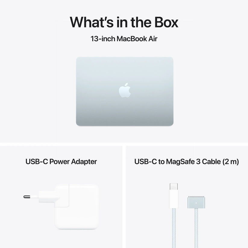 13-inčni MacBook Air M4 sa 10-jezgarnim CPU-om, 8-jezgarnim GPU-om, 16GB objedinjene memorije i 256GB SSD - Sky Blue- Otvoren proizvod - iSTYLE.rs