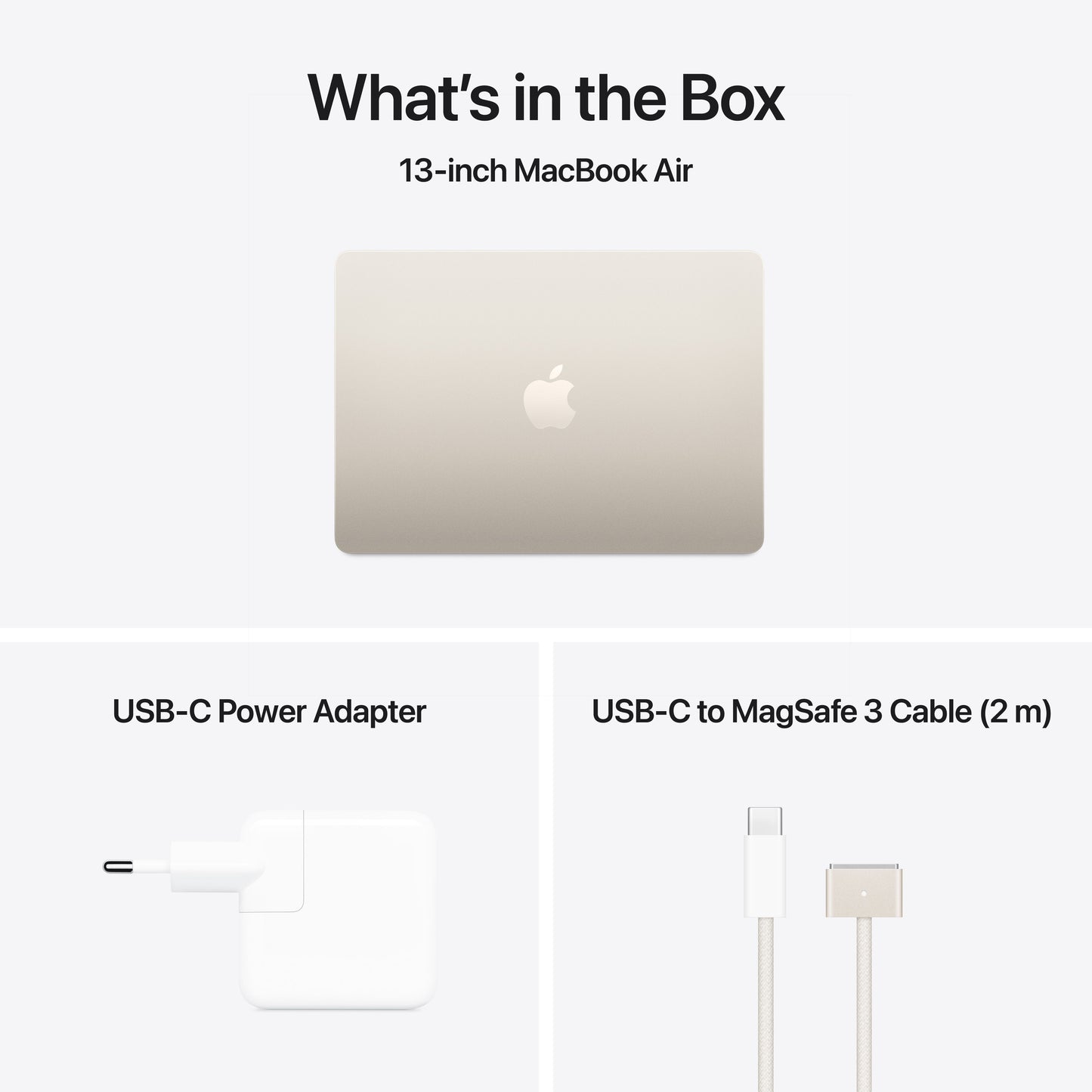13-inčni MacBook Air M4 sa 10-jezgarnim CPU-om, 10-jezgarnim GPU-om, 16GB objedinjene memorije i 512GB SSD - Starlight - iSTYLE RS