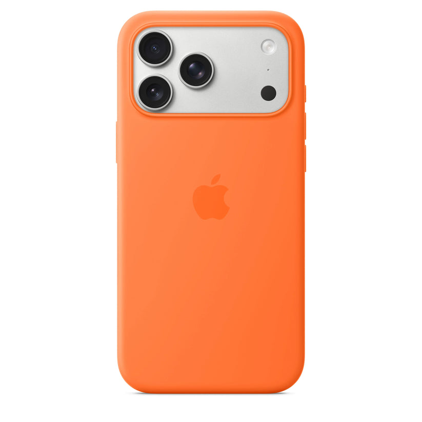 iPhone 17 Pro Max Silicone Case with MagSafe – Orange - iSTYLE RS