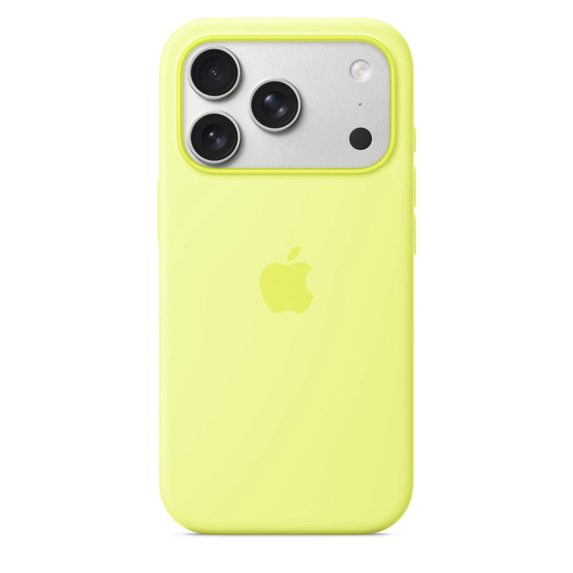 iPhone 17 Pro Silicone Case with MagSafe – Neon Yellow - iSTYLE RS