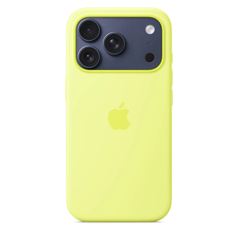 iPhone 17 Pro Silicone Case with MagSafe – Neon Yellow - iSTYLE RS