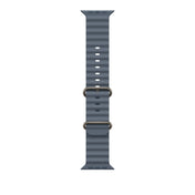 49mm Anchor Blue Ocean Band - Natural Titanium Finish - iSTYLE RS