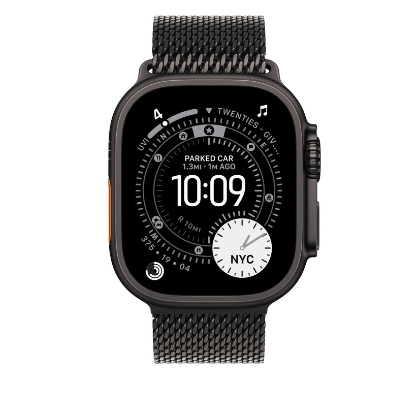 49mm Black Titanium Milanese Loop - Large - iSTYLE RS