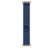 49mm Blue/Bright Blue Trail Loop – M/L - Natural Titanium Finish - iSTYLE RS