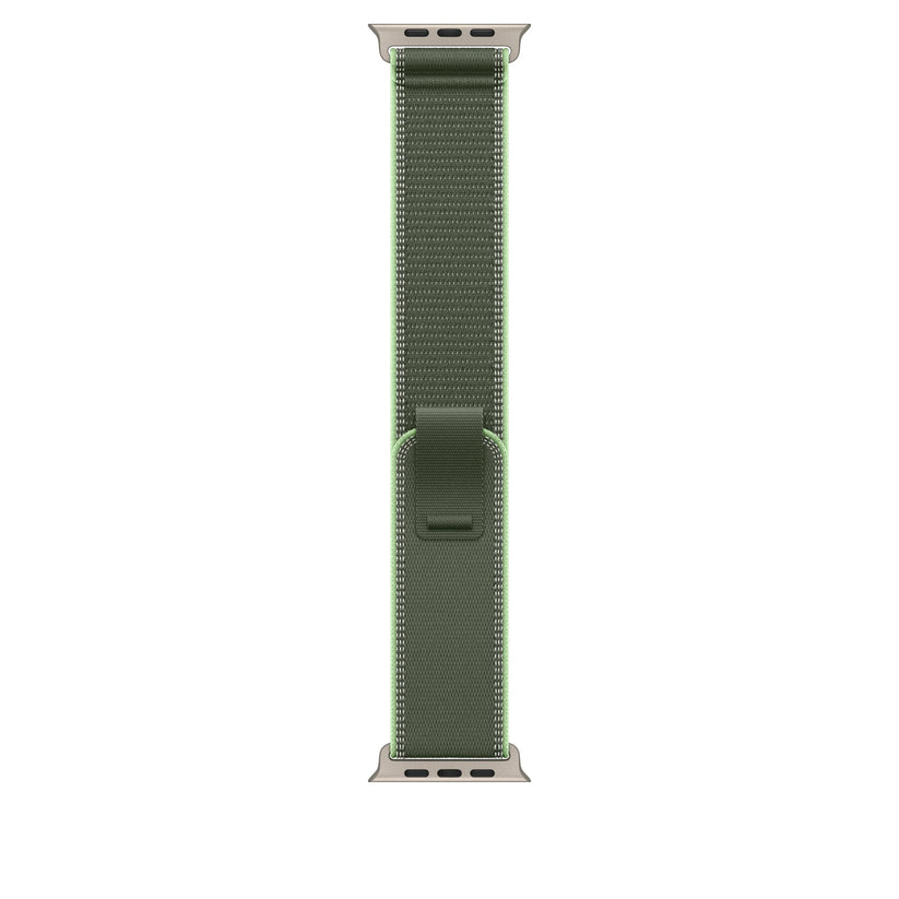 49mm Green/Neon Trail Loop – S/M - Natural Titanium Finish - iSTYLE RS