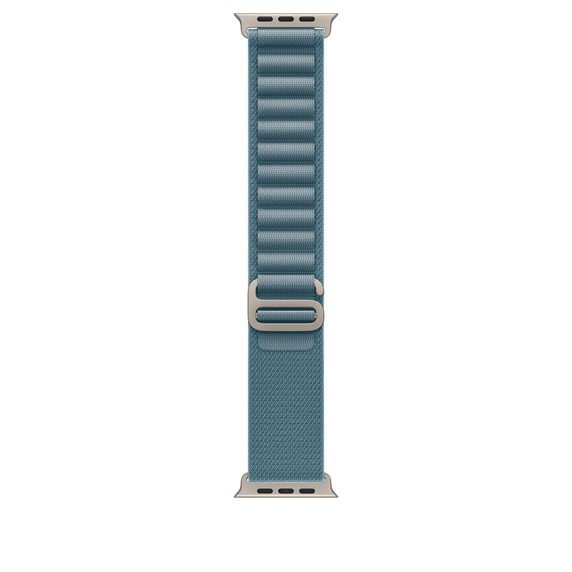 49mm Light Blue Alpine Loop - Large - Natural Titanium Finish - iSTYLE RS
