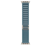 49mm Light Blue Alpine Loop - Medium - Natural Titanium Finish - iSTYLE RS