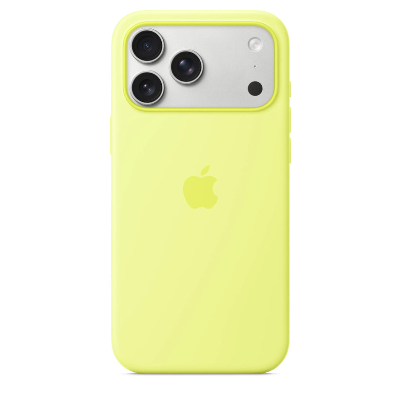 iPhone 17 Pro Max Silicone Case with MagSafe – Neon Yellow - iSTYLE RS