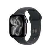 Apple Watch Series 11 GPS 42mm Jet Black Aluminium Case with Black Sport Band - M/L - iSTYLE RS