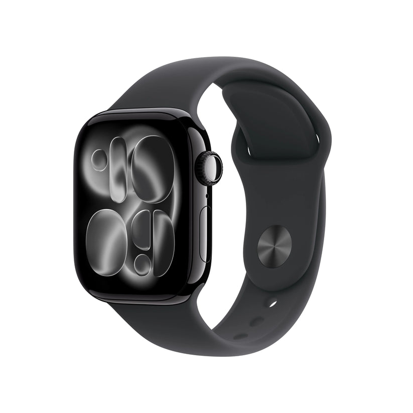 Apple Watch Series 11 GPS 42mm Jet Black Aluminium Case with Black Sport Band - M/L - iSTYLE RS
