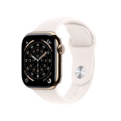 Apple Watch Series 11 GPS + Cellular 42mm Gold Titanium Case with Light Blush Sport Band - S/M - iSTYLE.rs