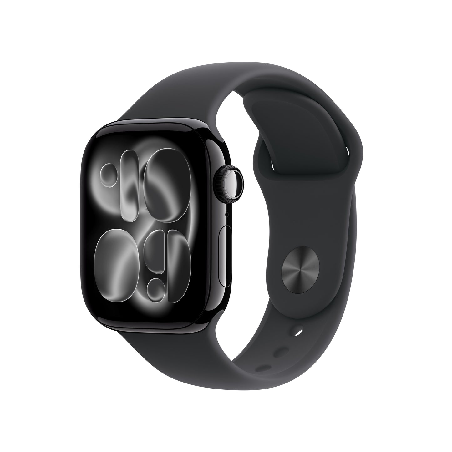 Apple Watch Series 11 GPS + Cellular 42mm Jet Black Aluminium Case with Black Sport Band - S/M - iSTYLE.rs