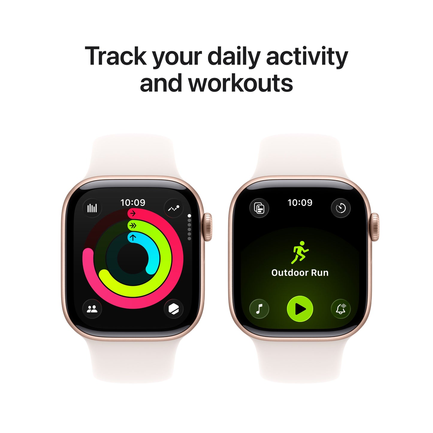 Apple Watch Series 11 GPS + Cellular 42mm Rose Gold Aluminium Case with Light Blush Sport Band - S/M - iSTYLE.rs