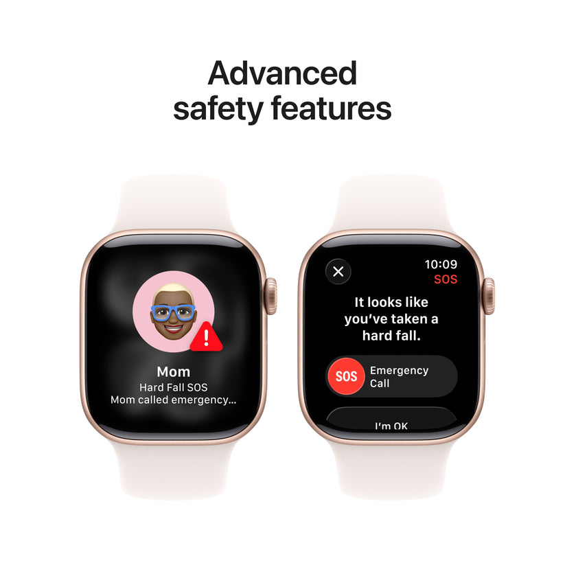 Apple Watch Series 11 GPS + Cellular 42mm Rose Gold Aluminium Case with Light Blush Sport Band - S/M - iSTYLE.rs