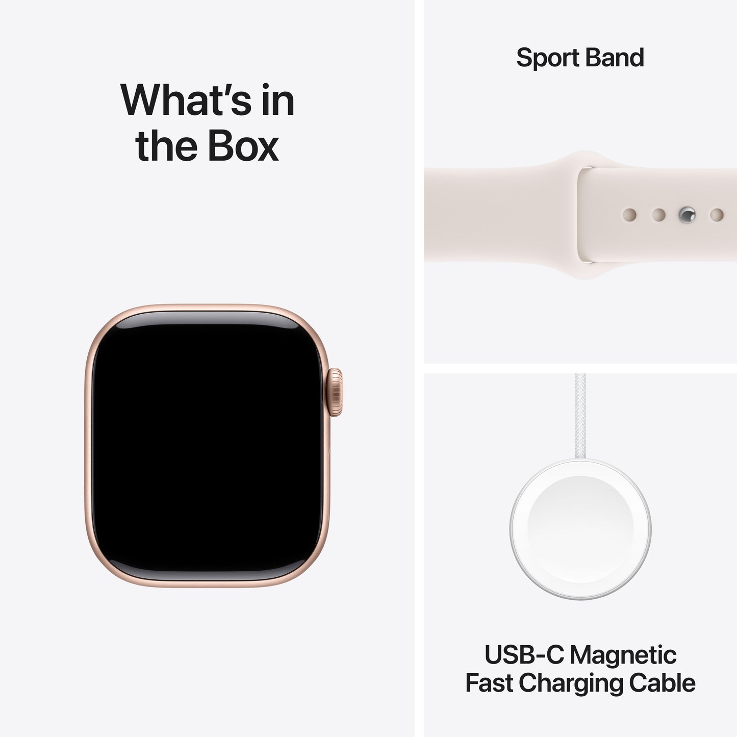 Apple Watch Series 11 GPS + Cellular 42mm Rose Gold Aluminium Case with Light Blush Sport Band - S/M - iSTYLE.rs